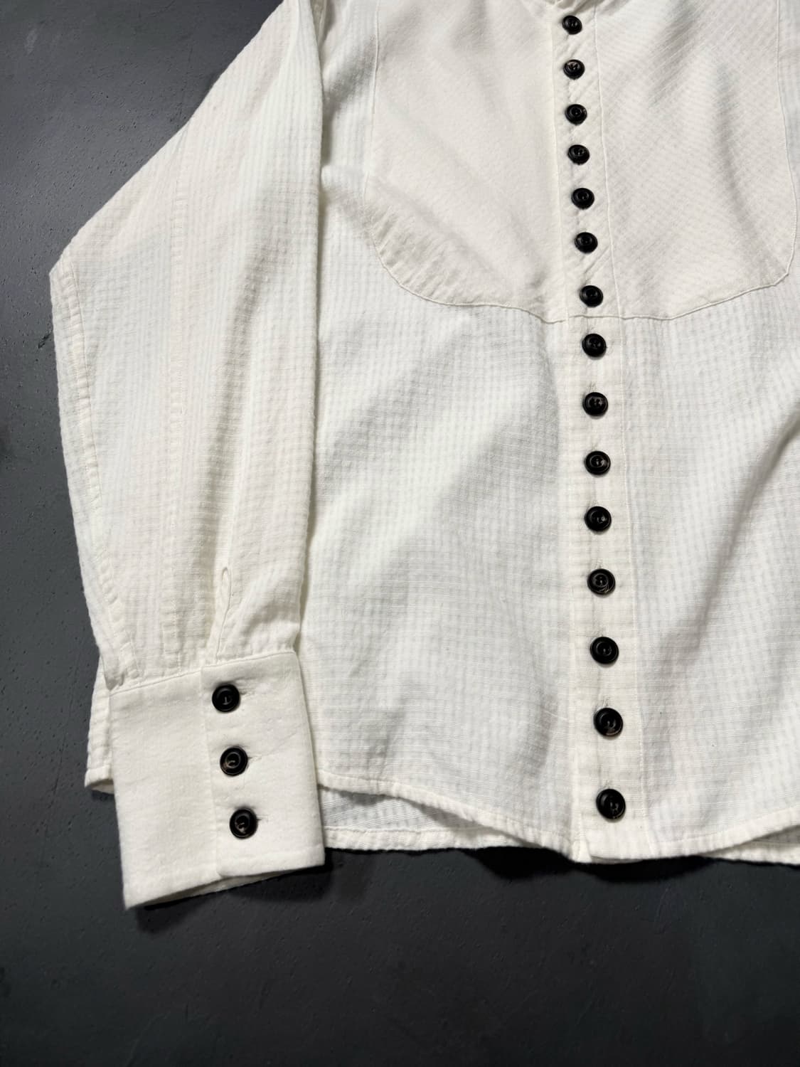 John Alexander Skleton Band Collar Shirt 상품이미지2