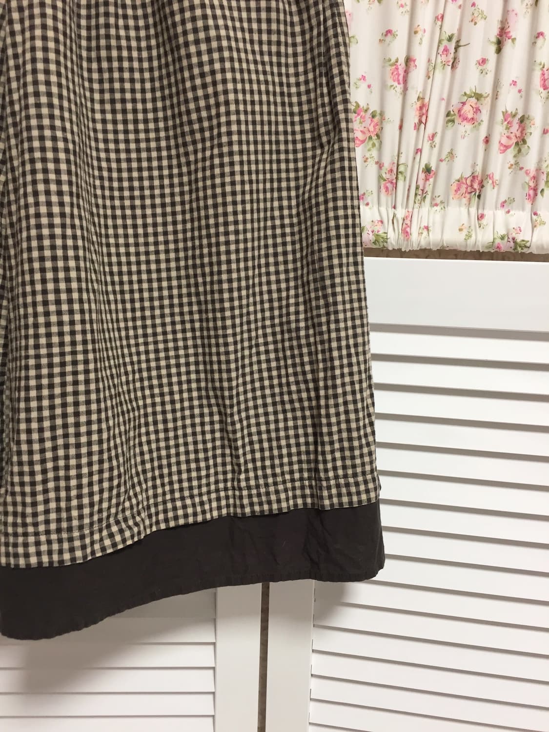 빈티지 블랙베이지 스커트팬츠 상품이미지3