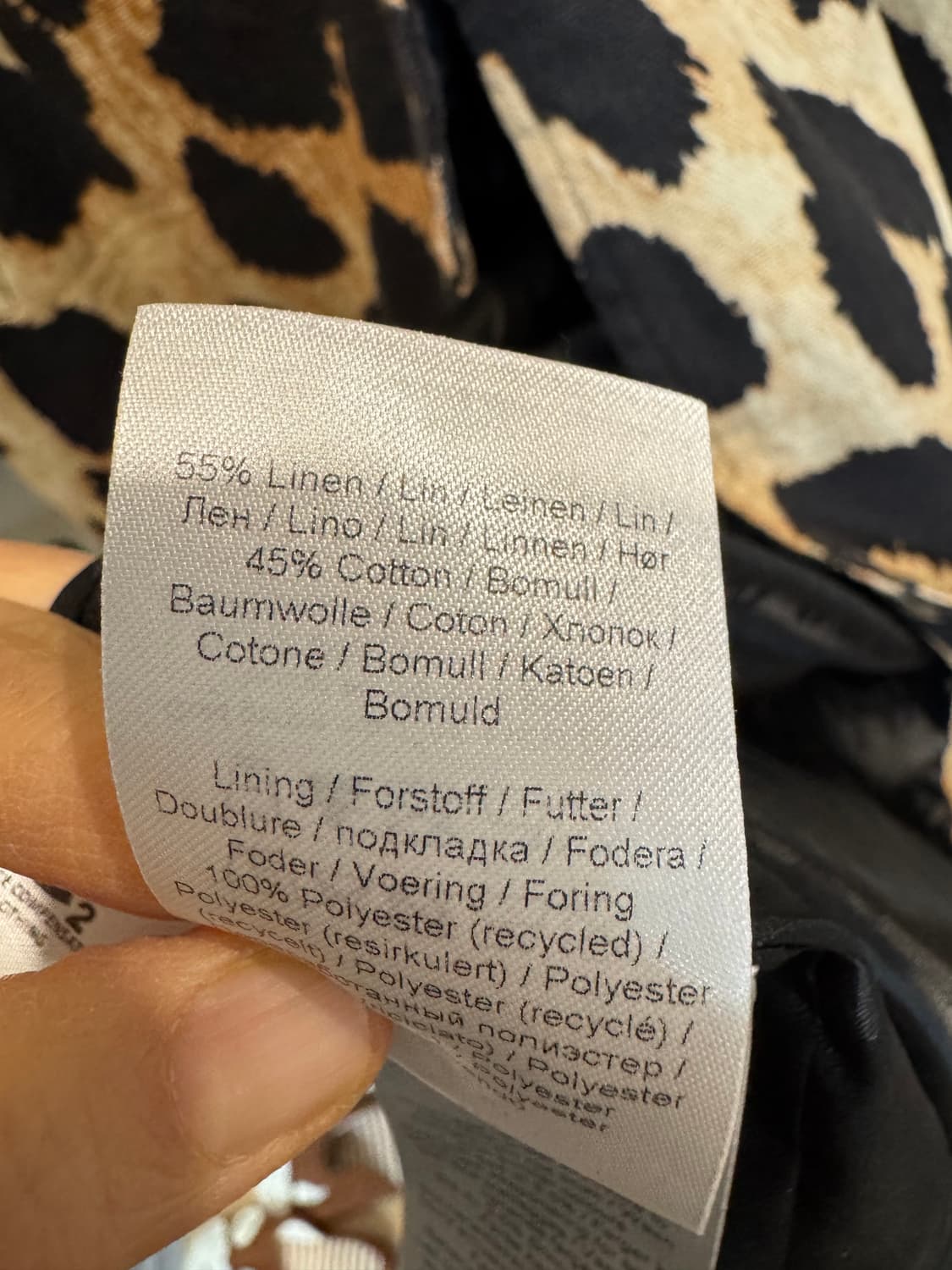 가니 레오파드 롱자켓 상품이미지8