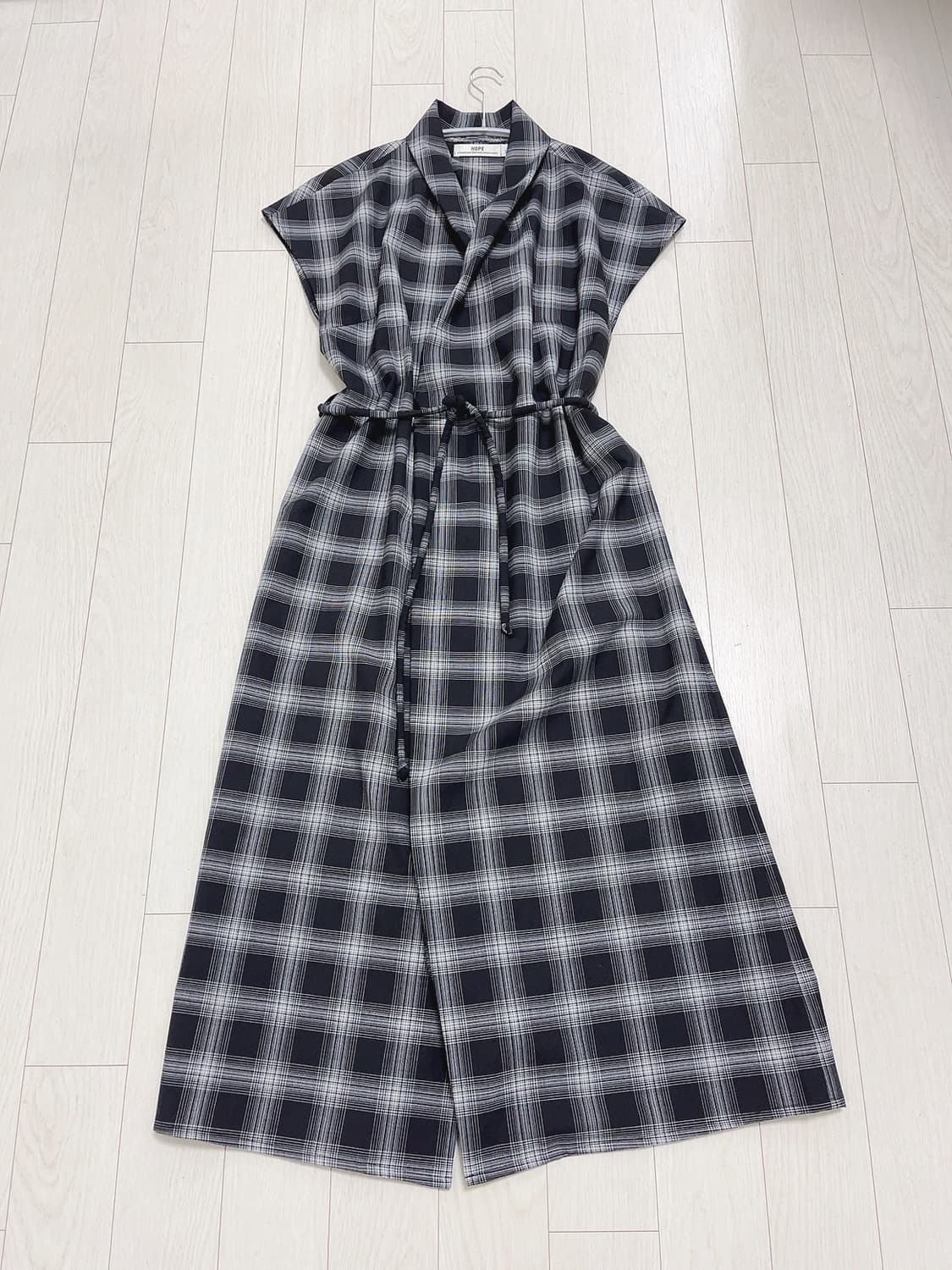 Hope 울 체크 랩 원피스 상품이미지2