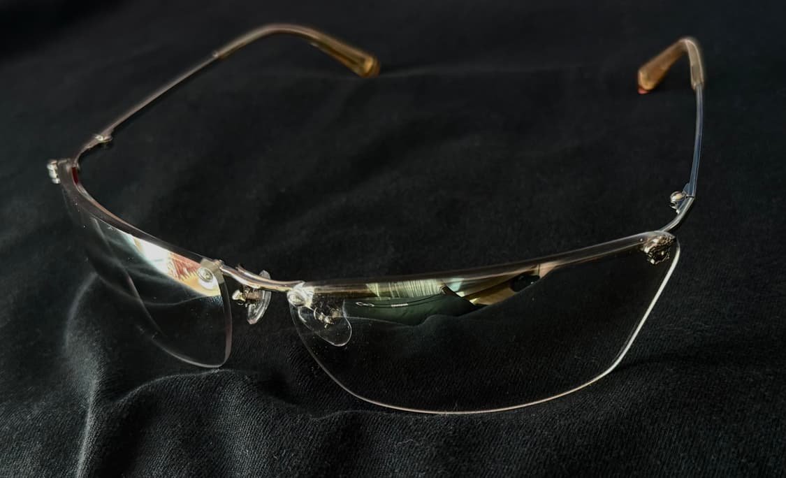 Versace Geek Chic Rimless Sunglasses 상품이미지2