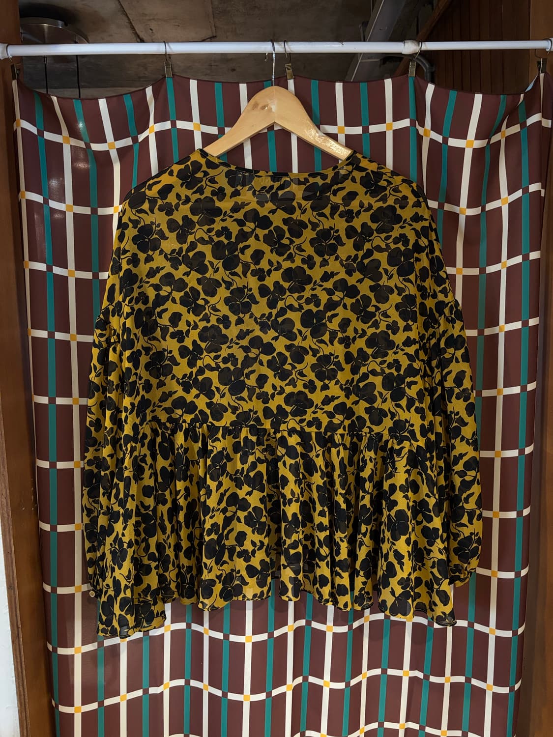 에센셜 앤트워프 플라워 패턴 블라우스 상품이미지7