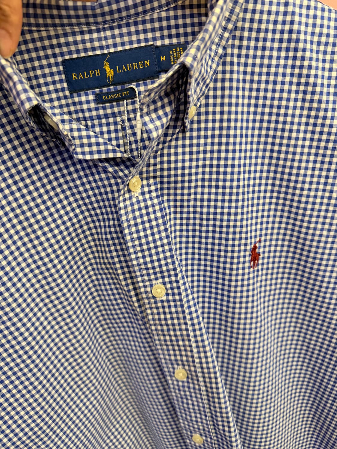 폴로 랄프로렌 클래식핏 체크 셔츠 상품이미지4