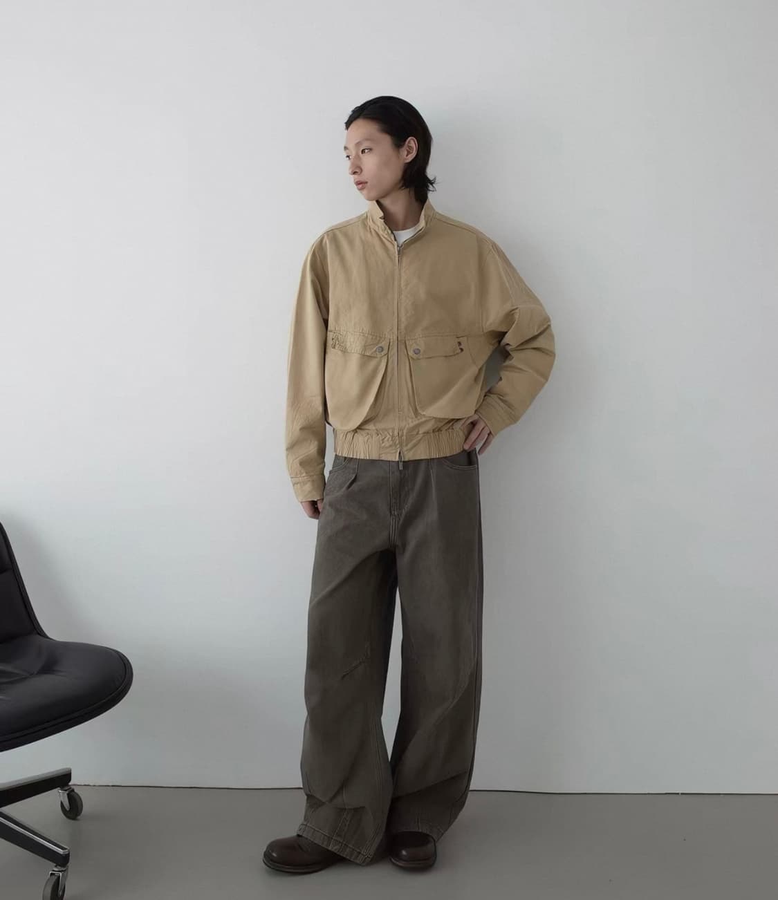 INKNOTS 브라운 코튼 팬츠 치노팬츠  상품이미지3