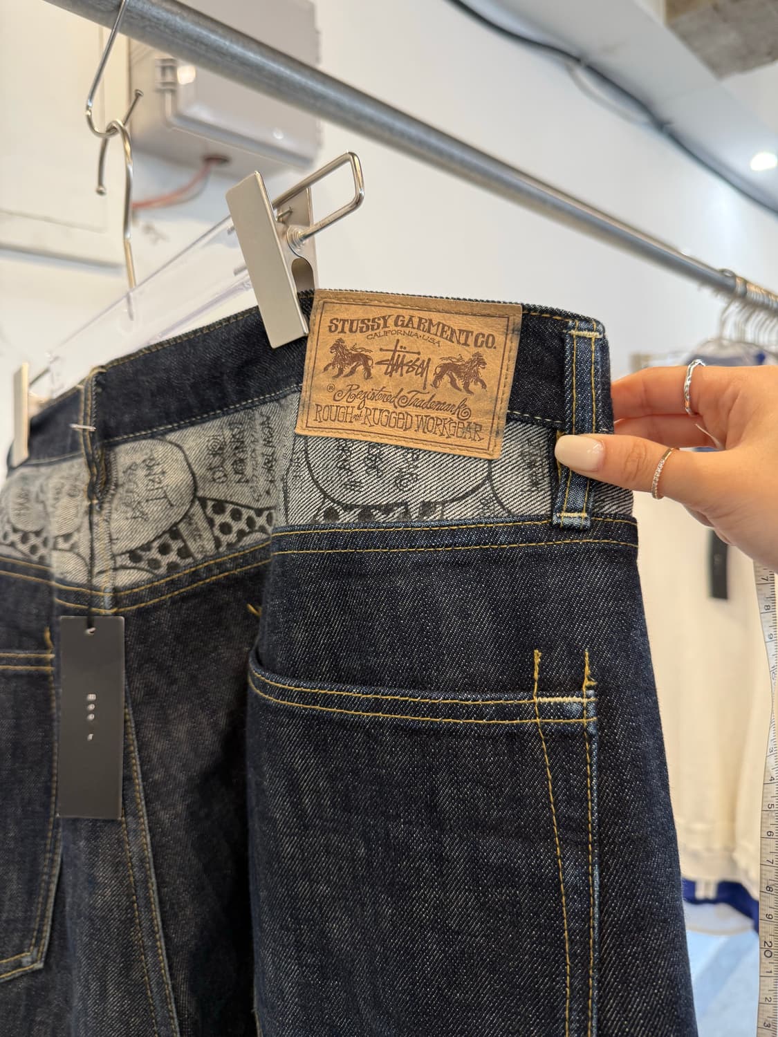 Stussy Pattern Denim Jeans  상품이미지8