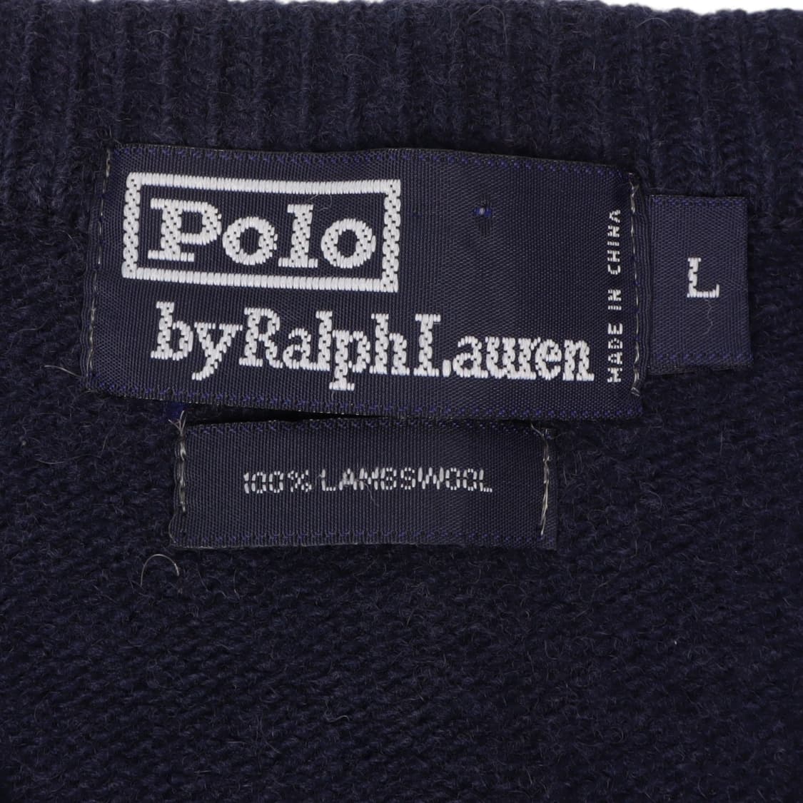 폴로 랄프로렌 네이비 램스울 브이넥 니트 상품이미지8