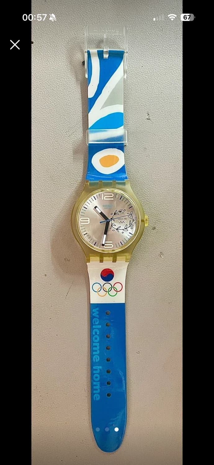 스와치 아테네 2004 올림픽 한정판 상품이미지1