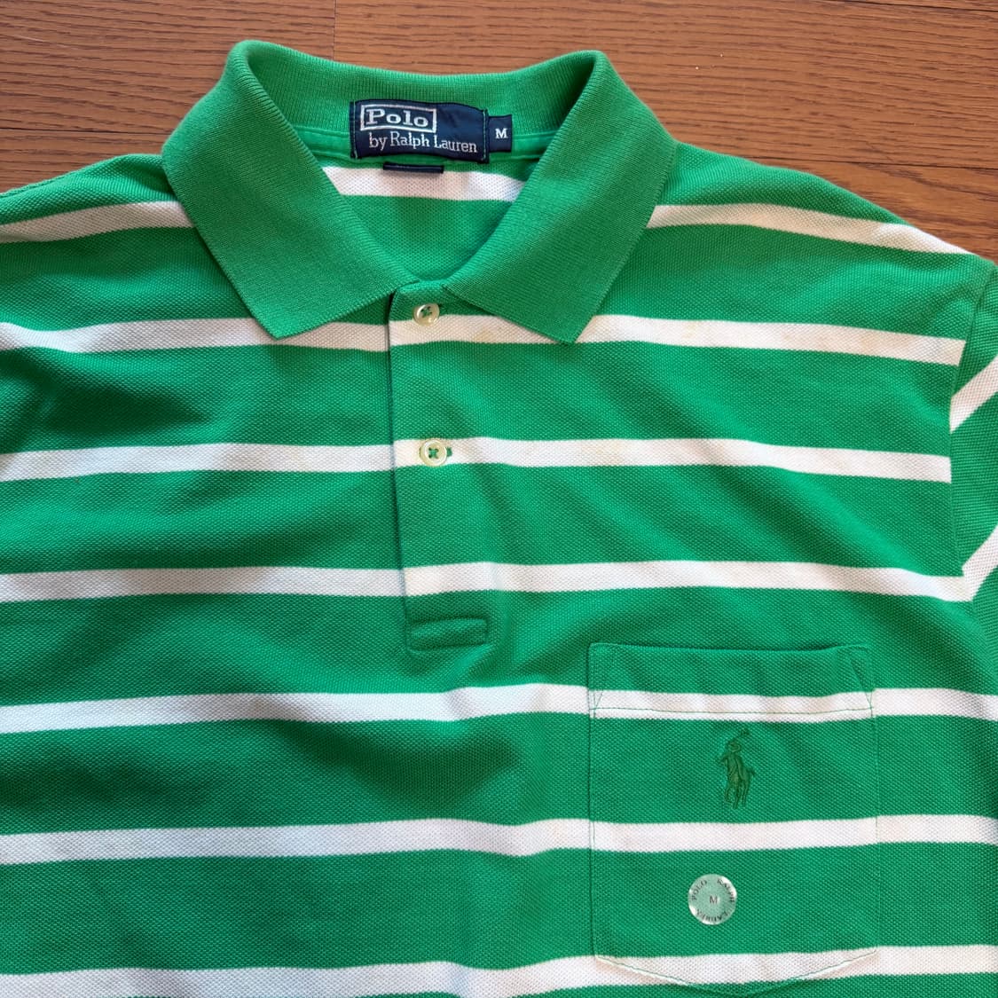 폴로 랄프로렌 스트라이프 폴로 티셔츠 상품이미지2