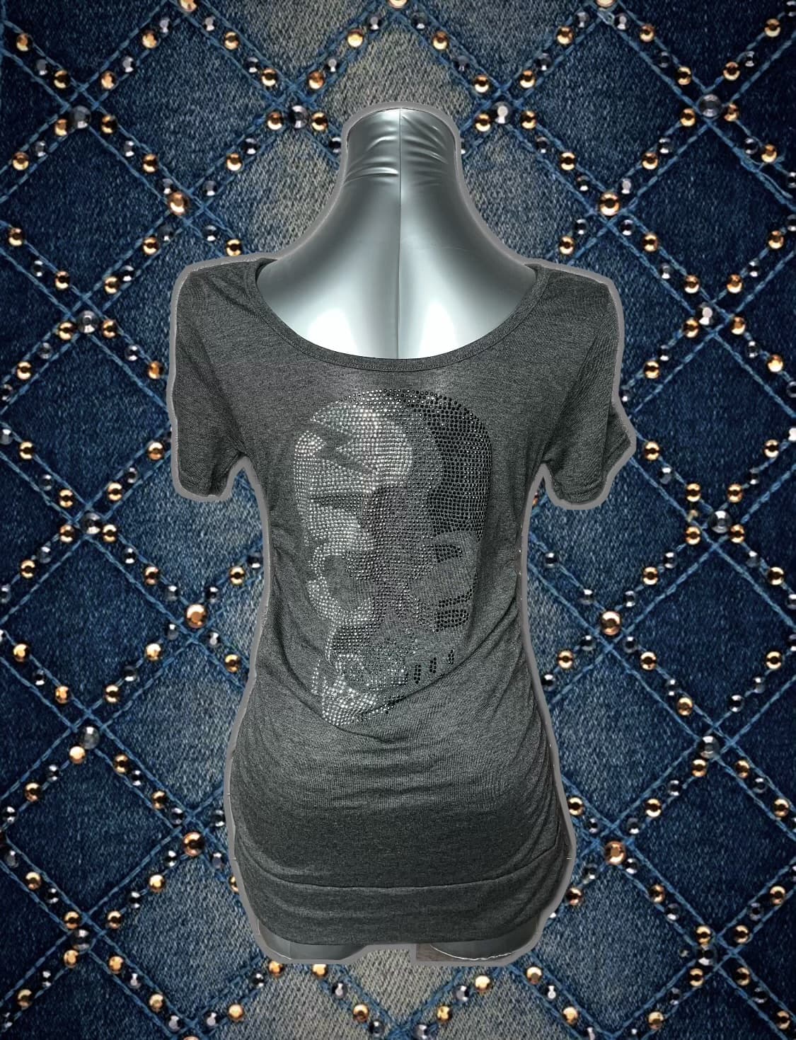 빈티지 오네갸루 컷아웃 셔링 반팔 상품이미지3