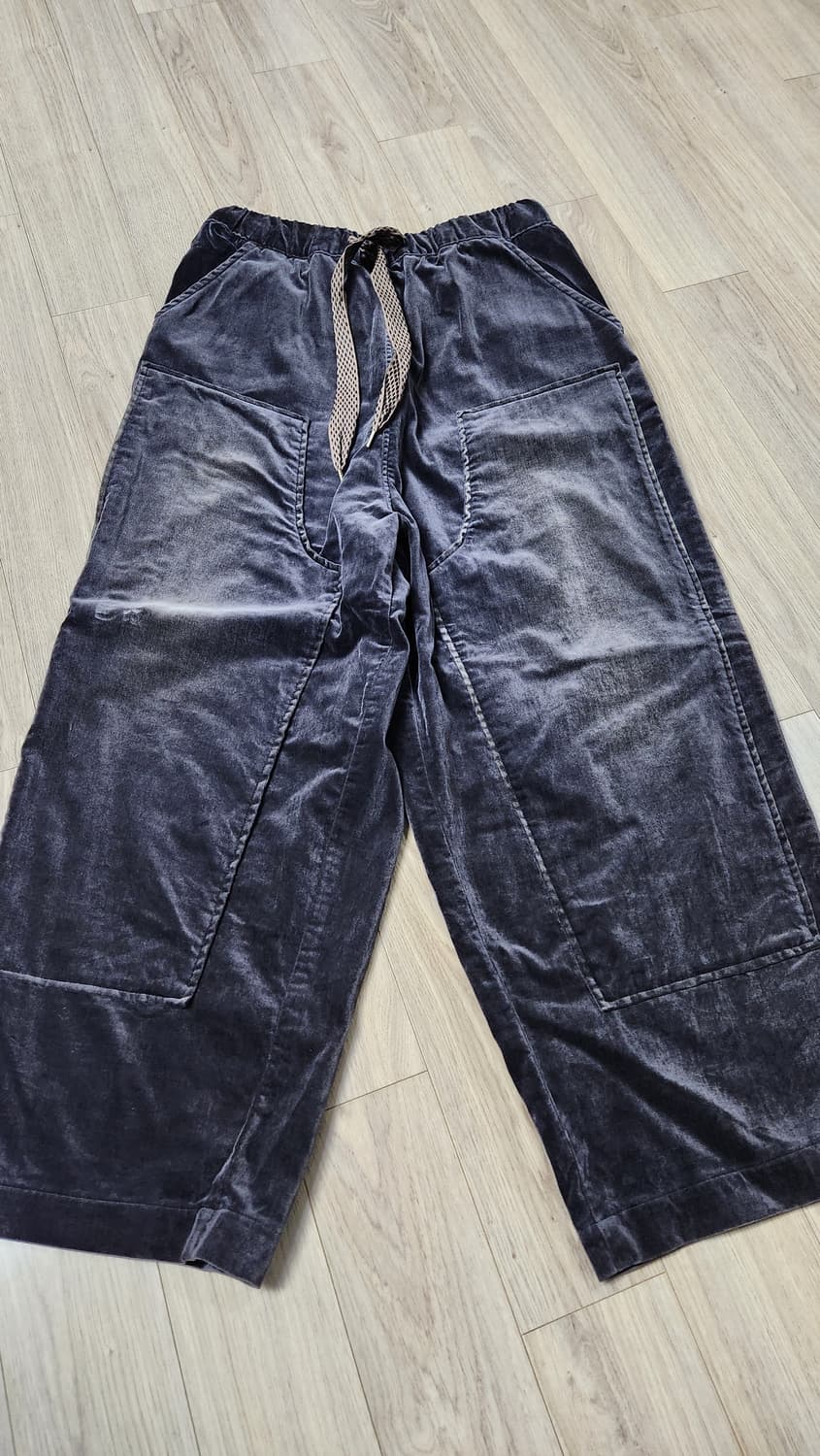 캐피탈 벨벳 카사 팬츠 블랙 상품이미지2