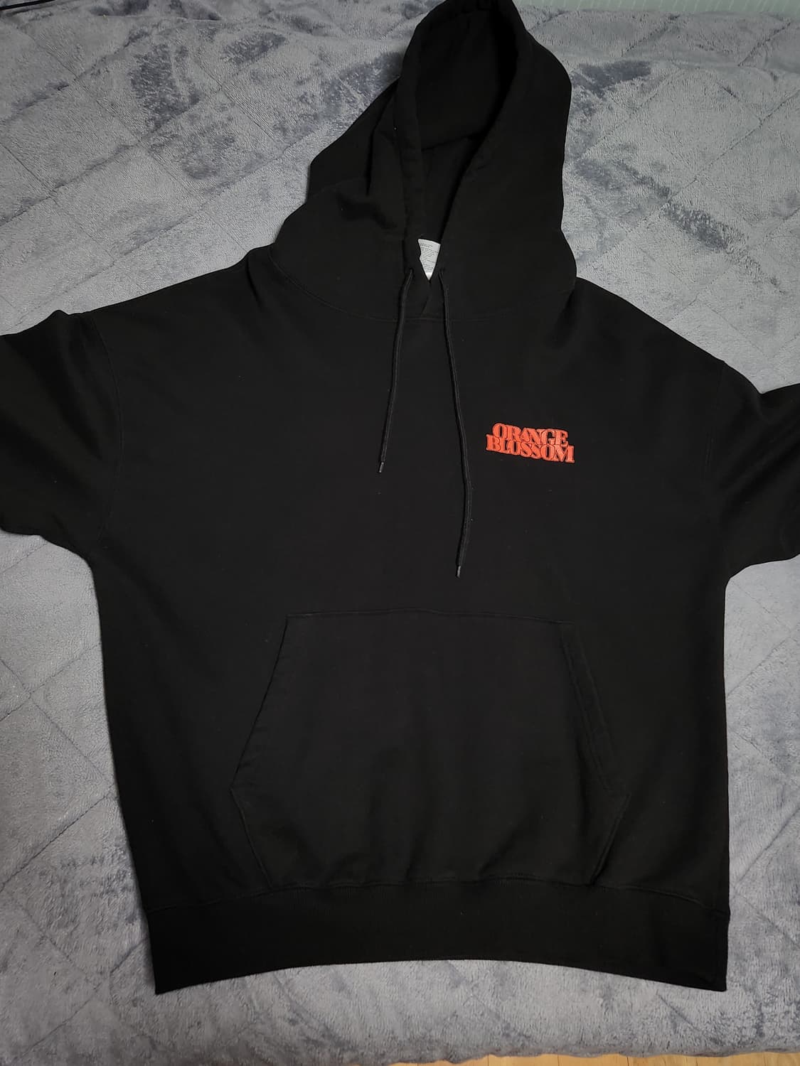 CLAP PIZZA x 카시나 컬렉션 오렌지 블라섬 후디 블랙 상품이미지2