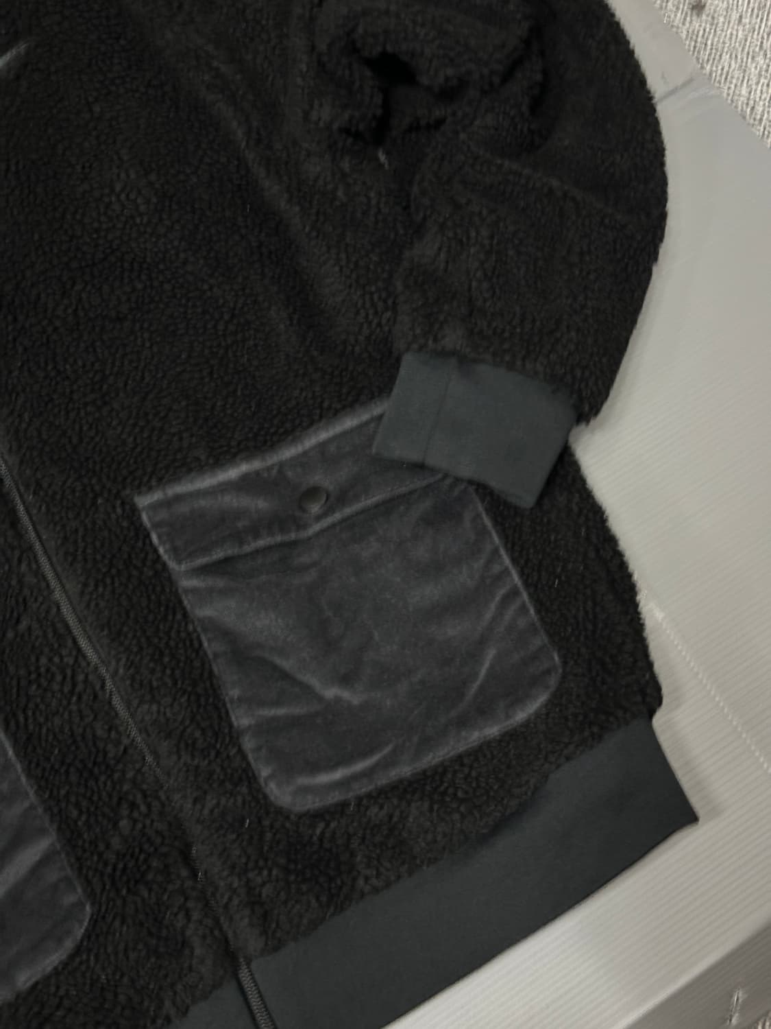 나이키 리버시블 쉐르파 후리스 양털 자켓 블랙 L 상품이미지6