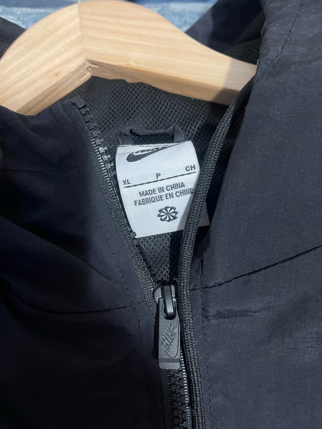 나이키 후드 바람막이 블랙 XL 상품이미지5