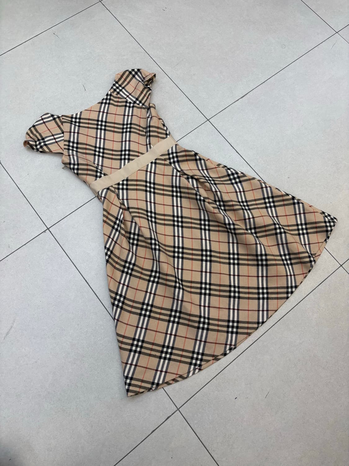 버버리 블루라벨 노바체크 캡슬리브 원피스 상품이미지6