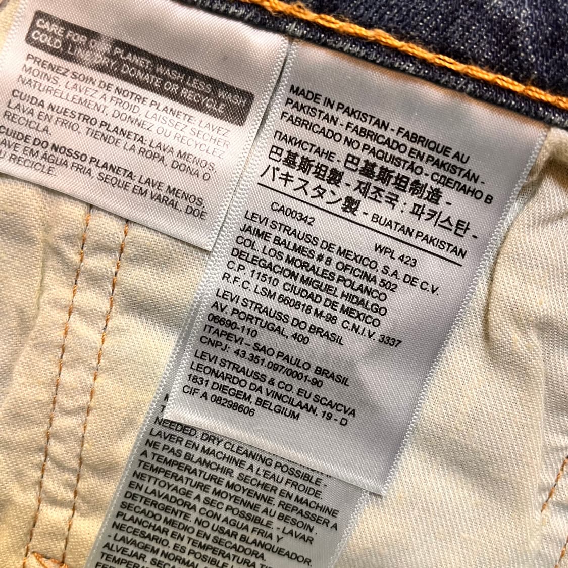 리바이스 511 데님팬츠 W34 L30 상품이미지5