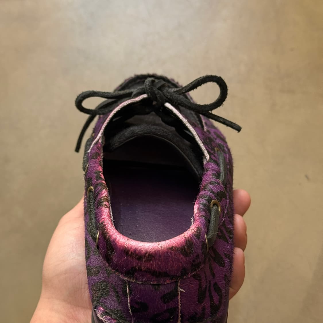 와코마리아 팀버랜드 레오파드 클래식 보트 슈즈 상품이미지6