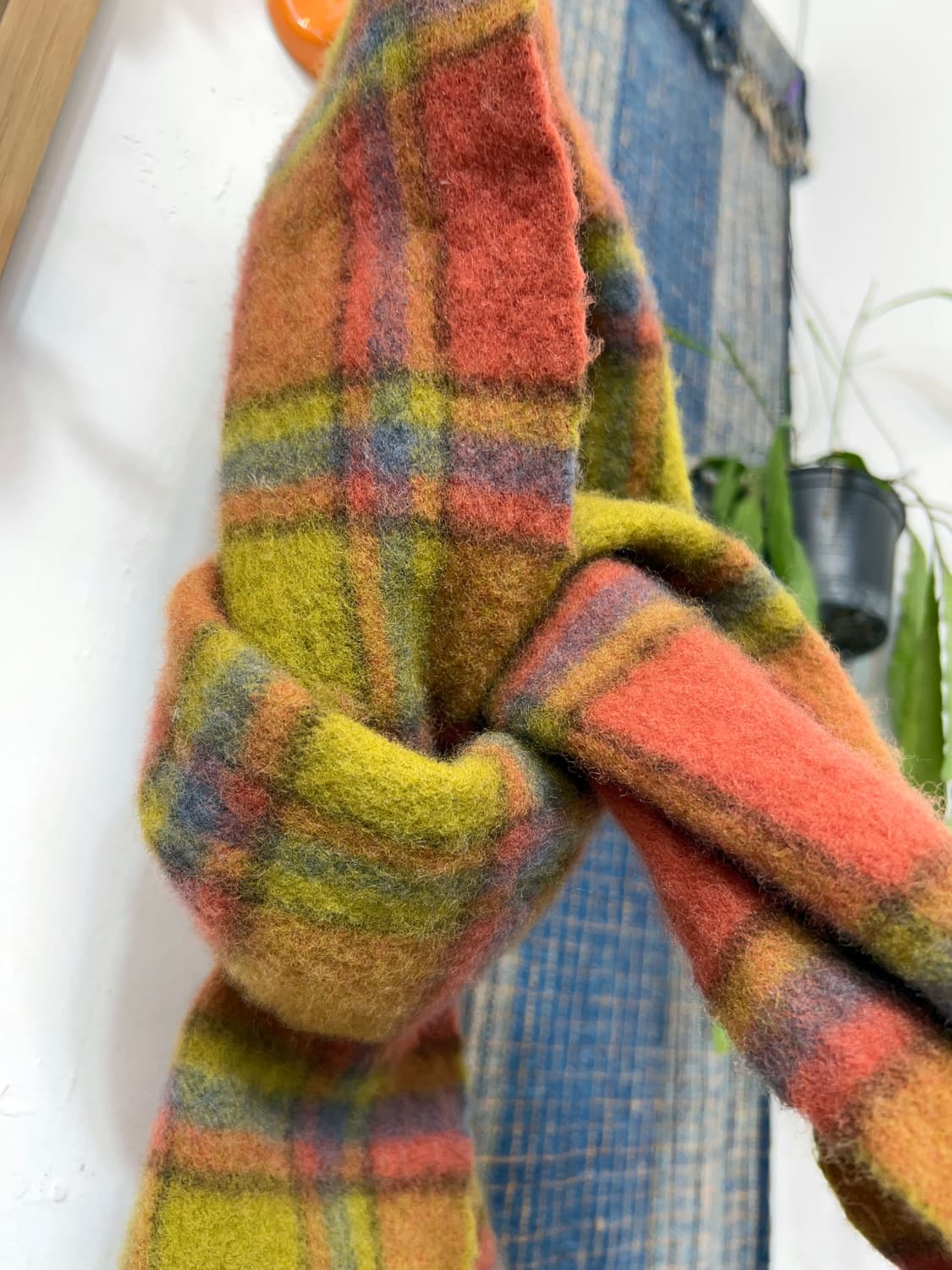 SCRIMGEOUR Lambswool Tartan muffler made 상품이미지5