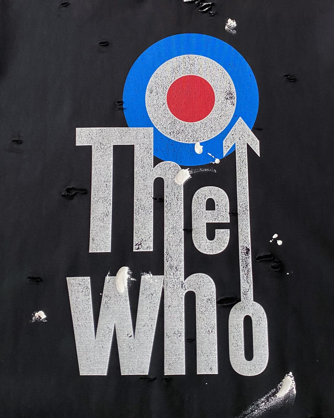 The Who 디스트로이드 페인팅 컷오프 슬리브리스 나시티 상품이미지4