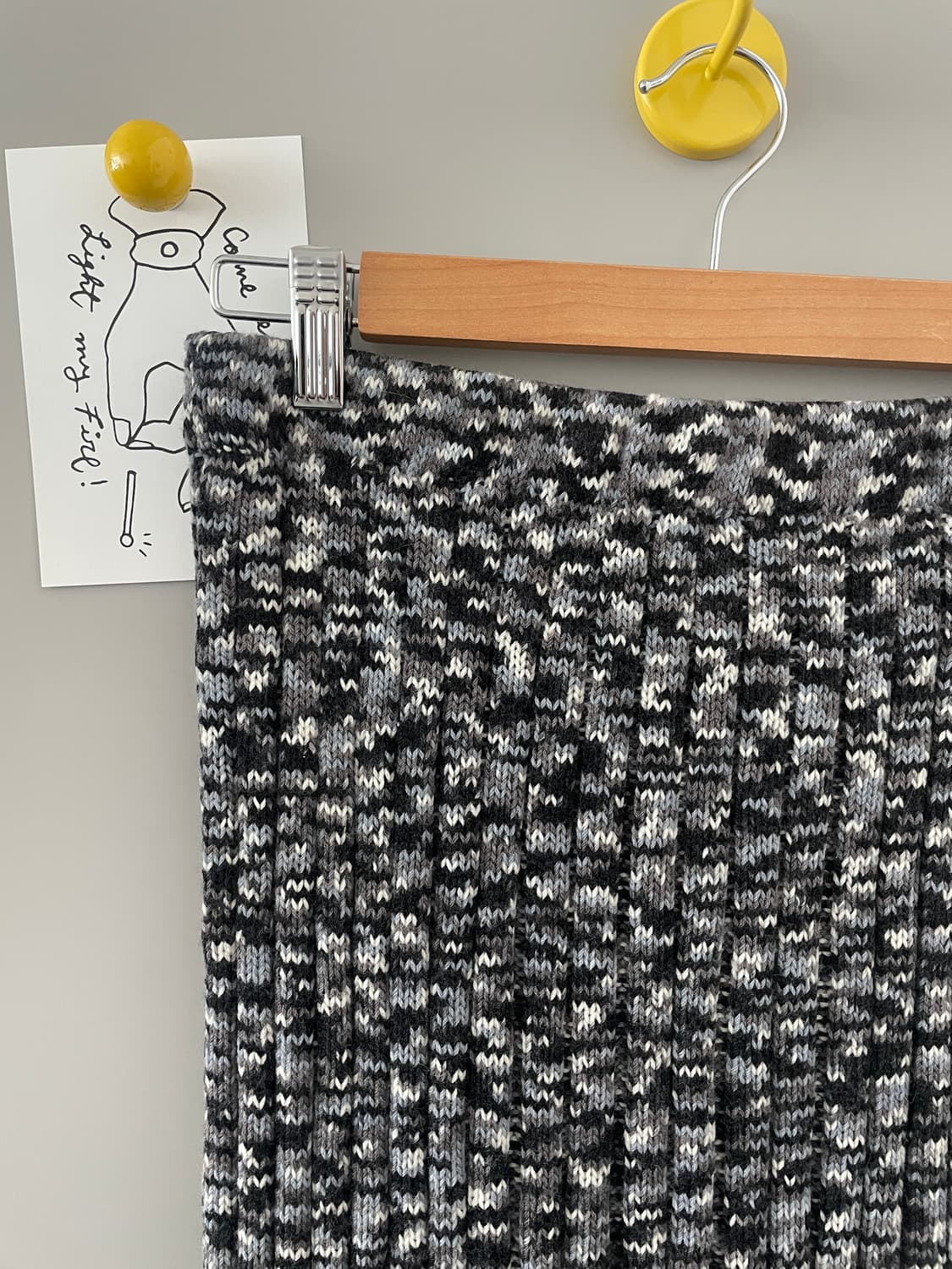 Vintage Knit Skirt 상품이미지3