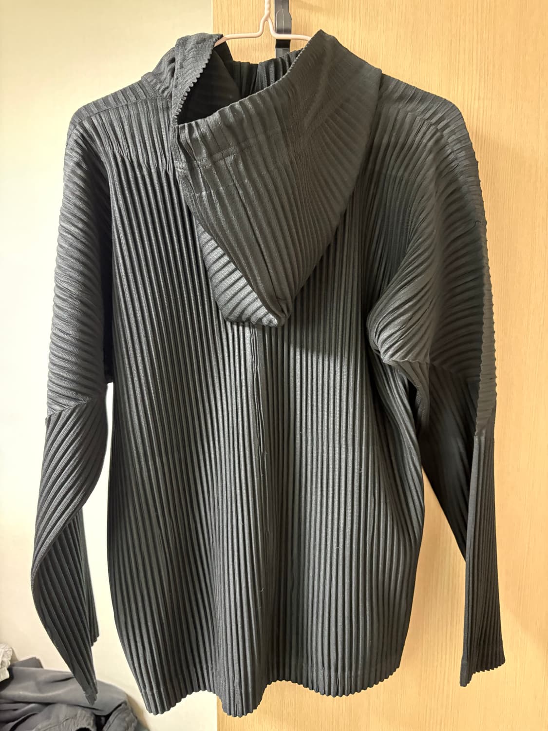 [2]옴므플리세 이세이미야케 후드집업 블랙  상품이미지2