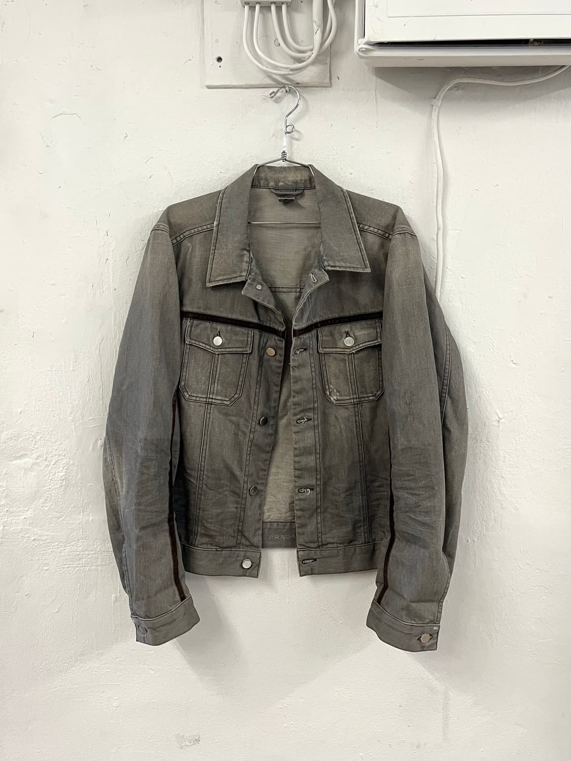 프라다 2006 아카이브 데님 자켓 상품이미지5