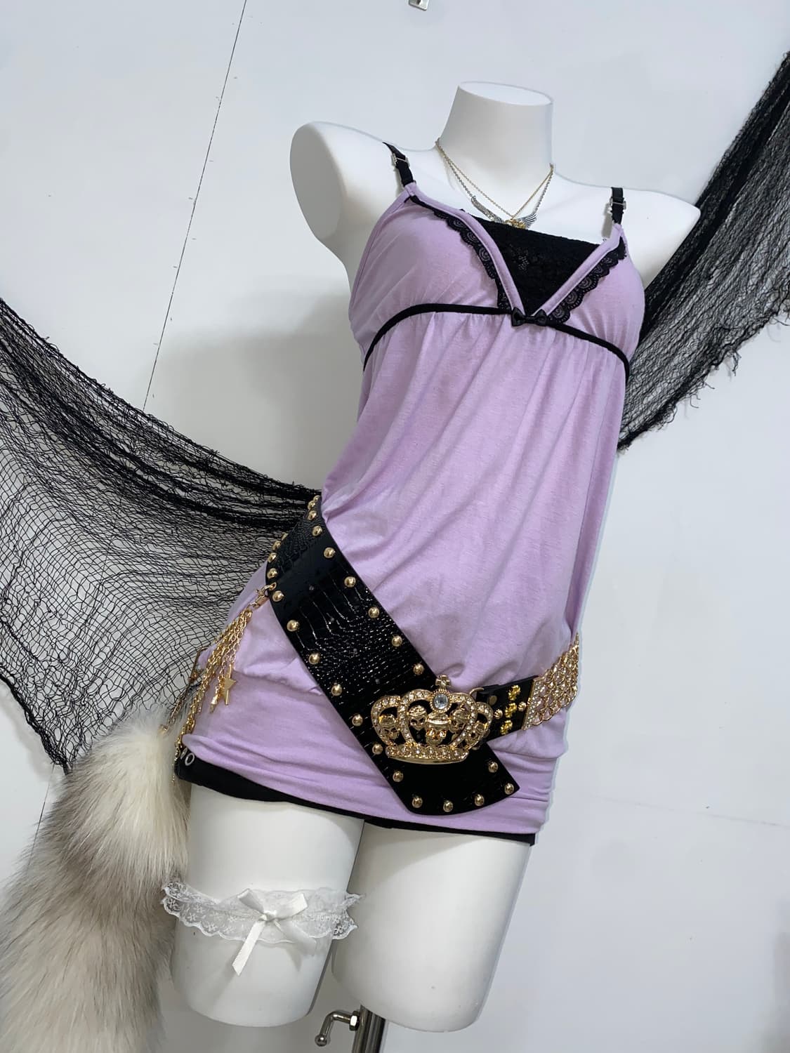 ꒰ঌ 세실맥비 갸루 레이스 슬리브리스 ໒꒱ 상품이미지2