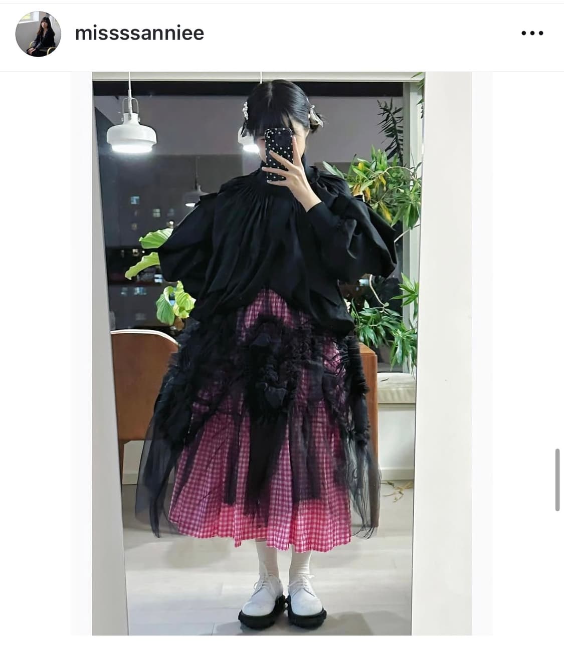 꼼데가르송 타오 TAO FW24 레이어드 스커트 M 상품이미지3