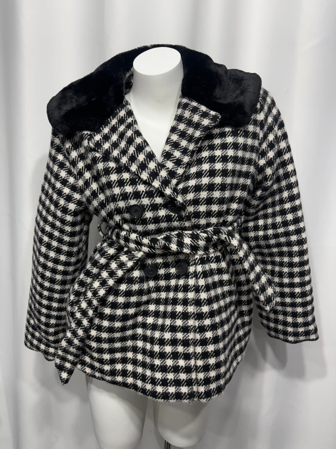 🎸체크 퍼 자켓🎸 상품이미지5