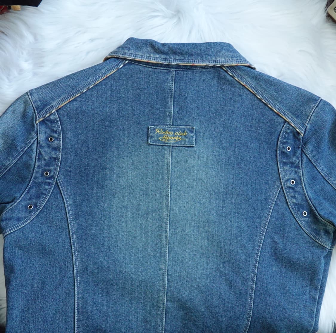 로데오(Rodeo) 여성 슬림핏 데님 자켓 1868 상품이미지6