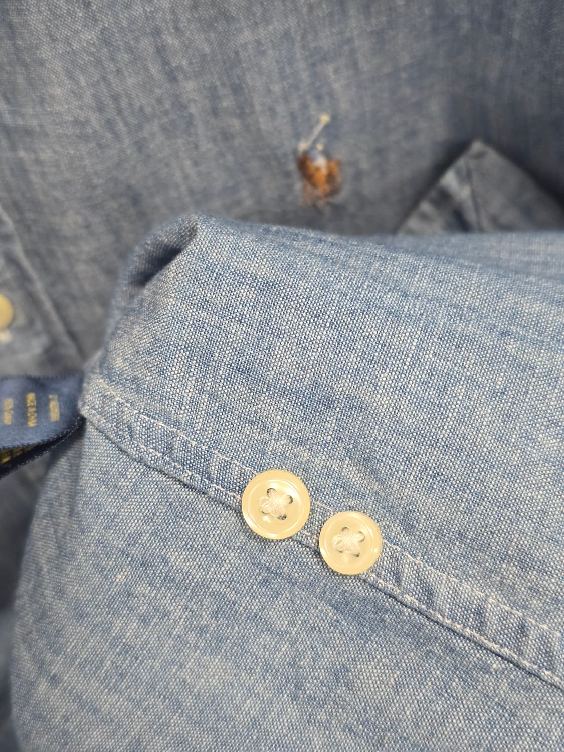 폴로랄프로렌 샴브레이 데님 셔츠 4 상품이미지6