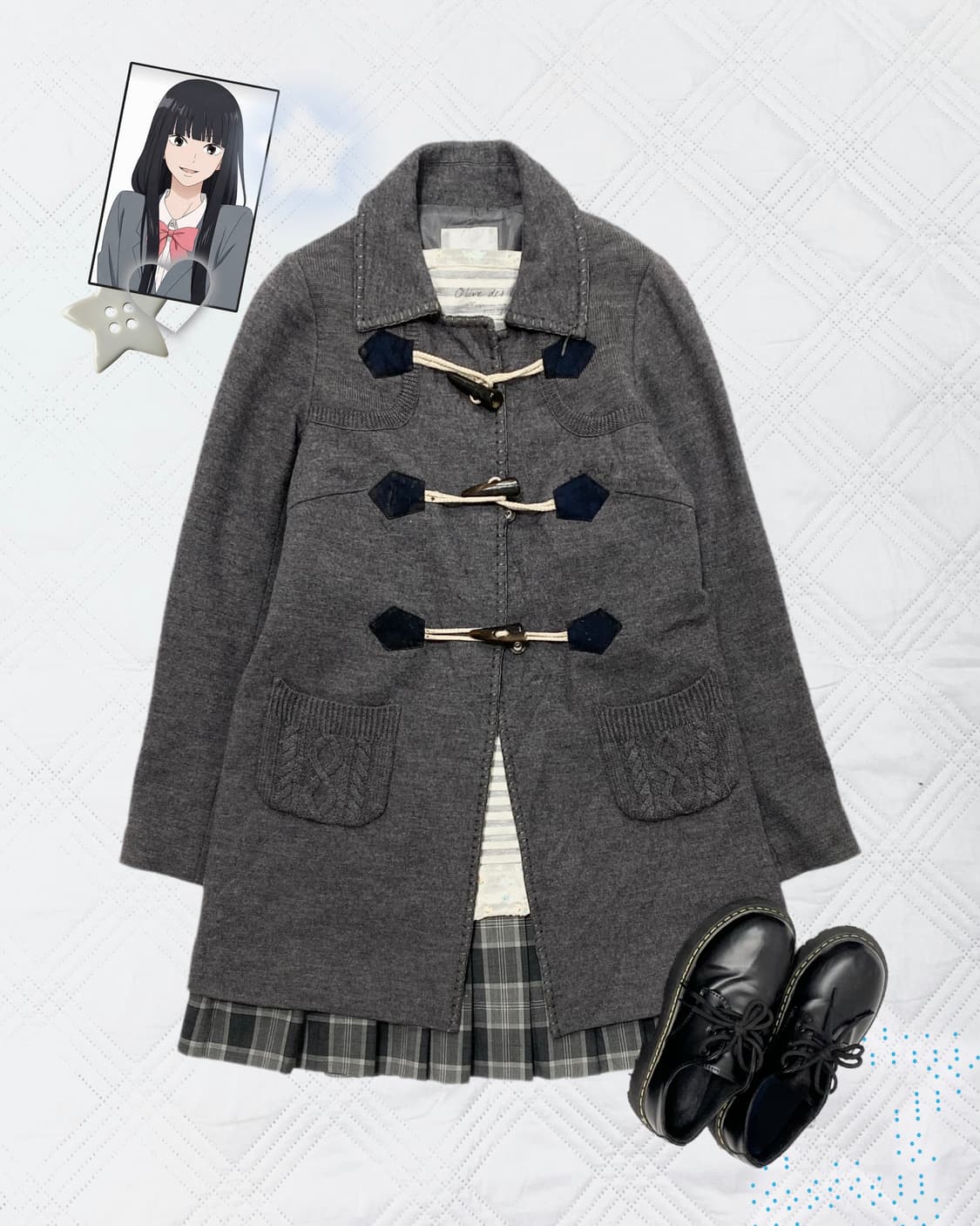 ꒰ঌ 사와코 교토걸 가디건 세트 ໒꒱ 상품이미지1