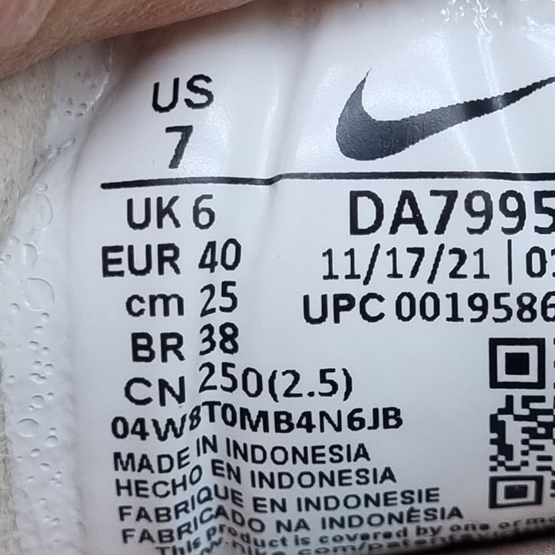 나이키 와플원 운동화250  상품이미지6