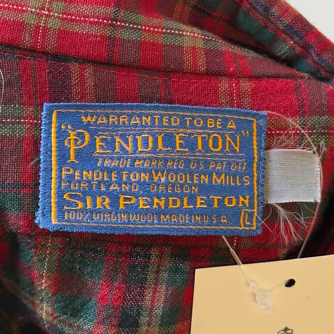 펜들턴 버진 울 체크 셔츠 USA 상품이미지4