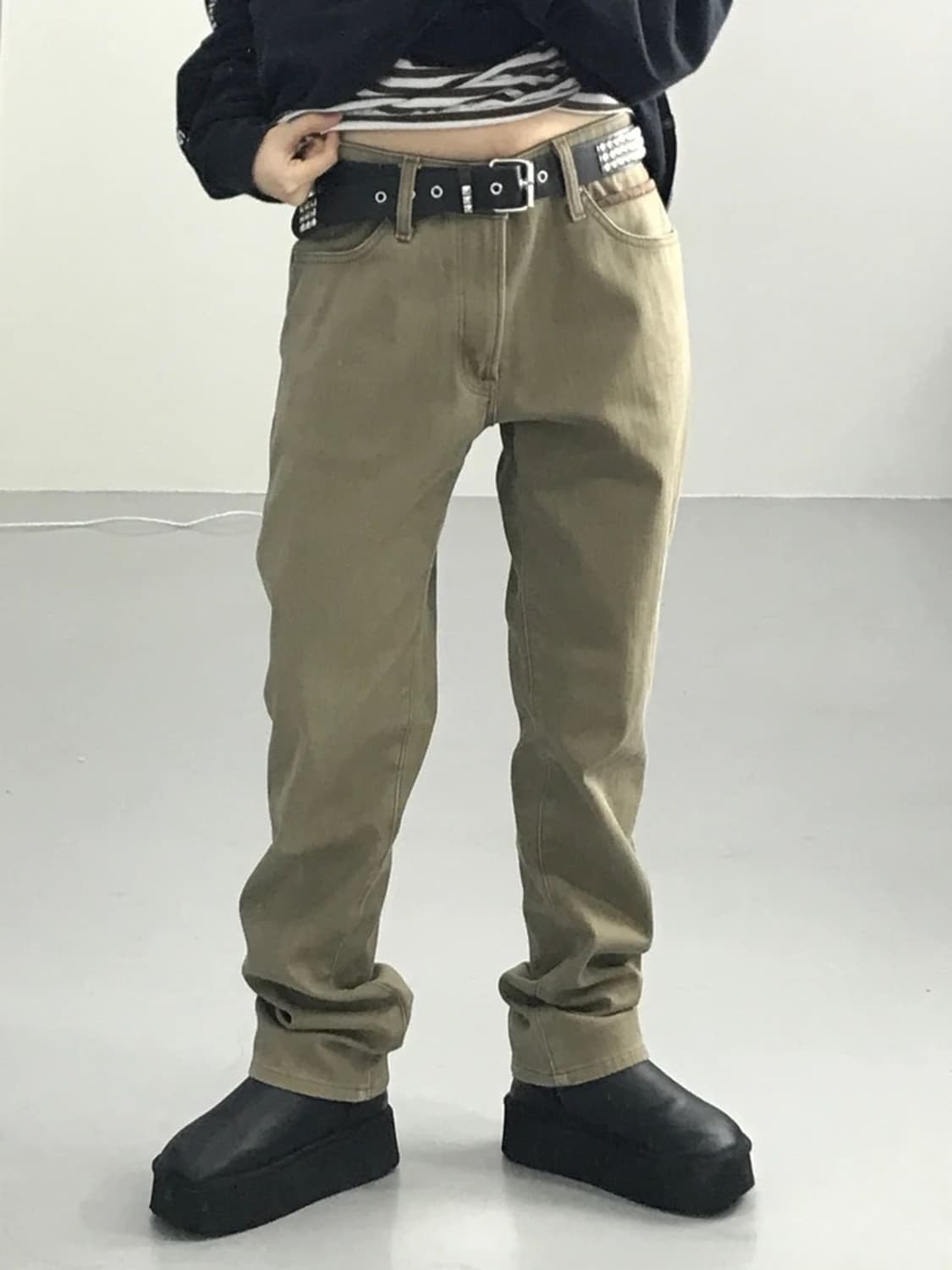 에드윈 브라운 팬츠 상품이미지2