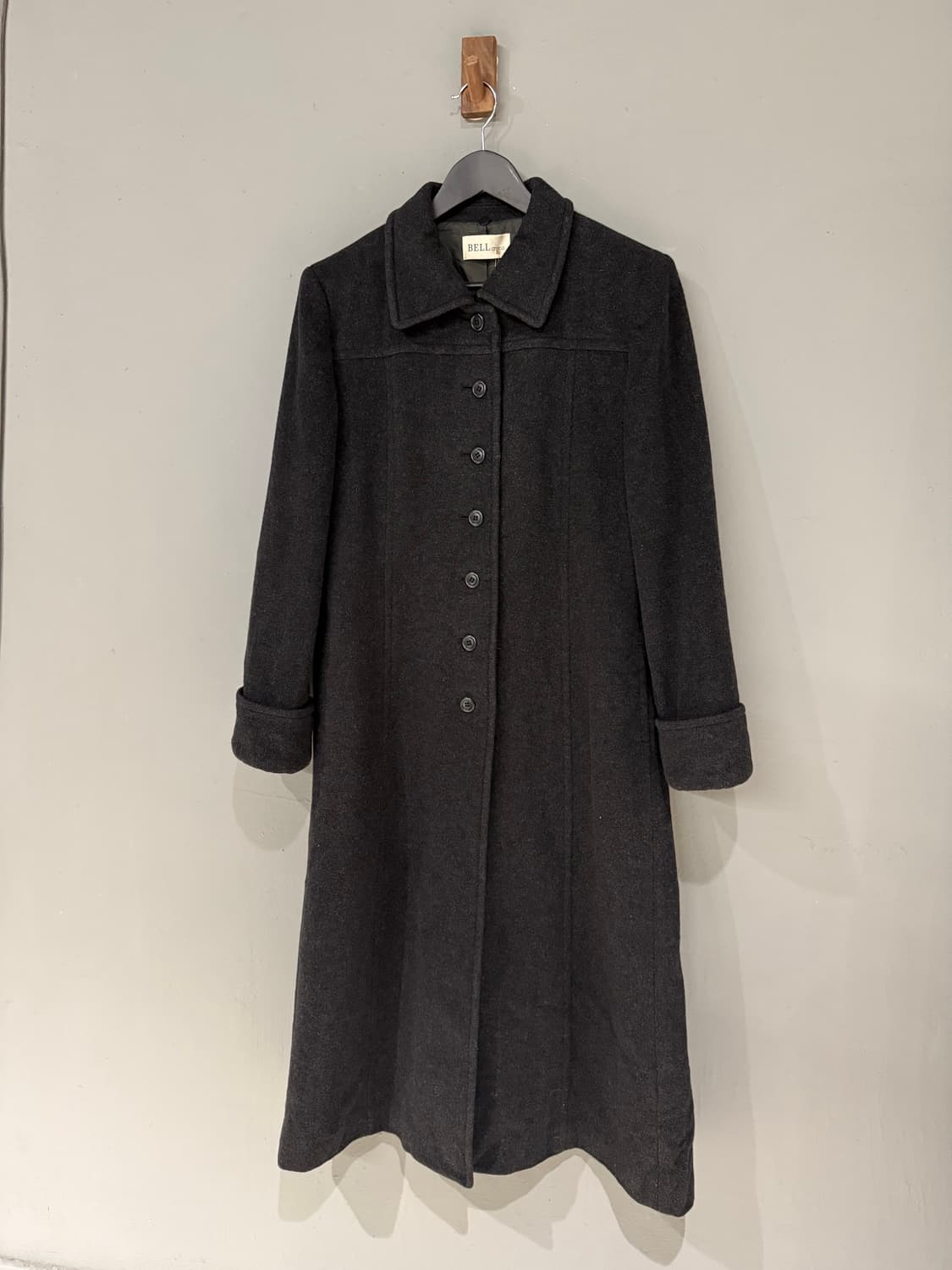 button point collar detail long coat 상품이미지6