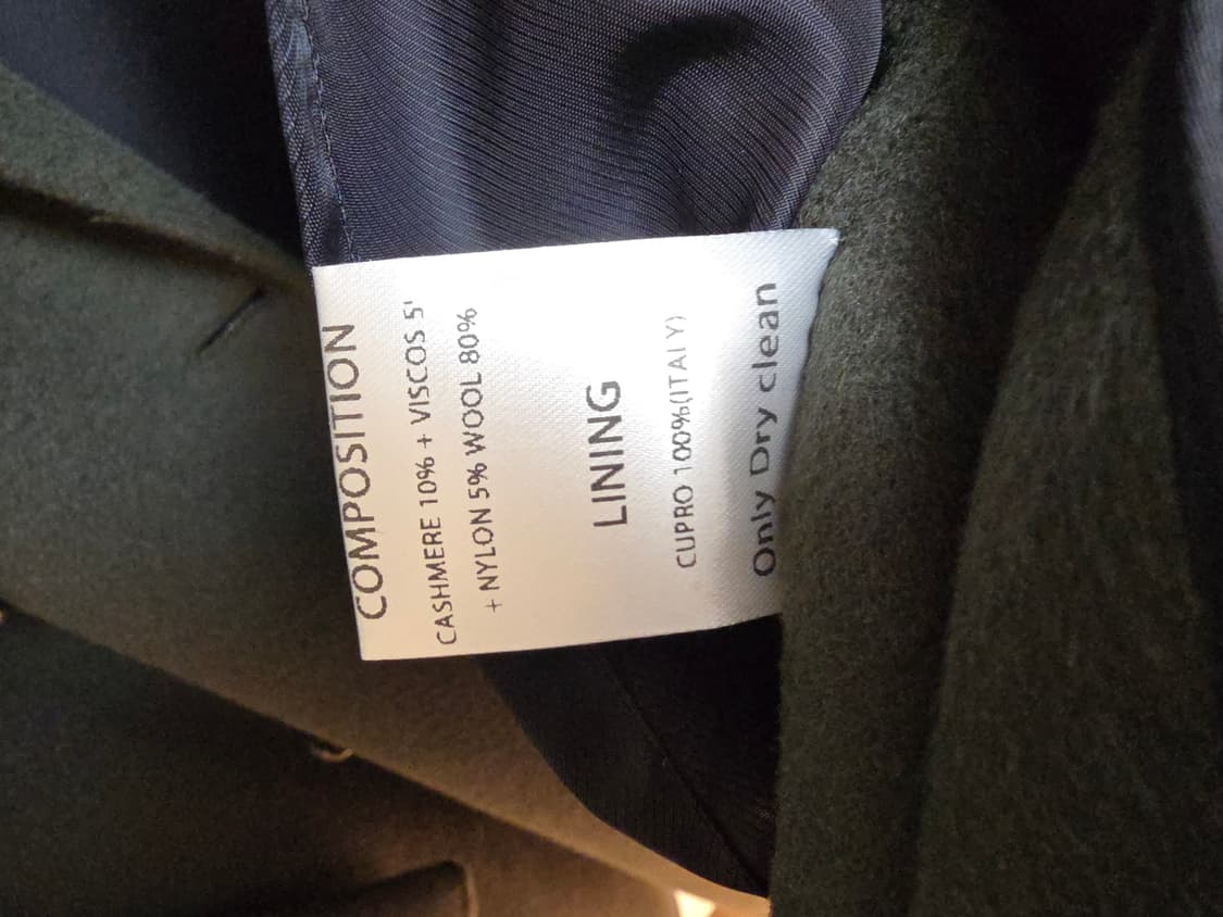 포커페이스 캐시미어 10% 더블브레스티드 코트 상품이미지6