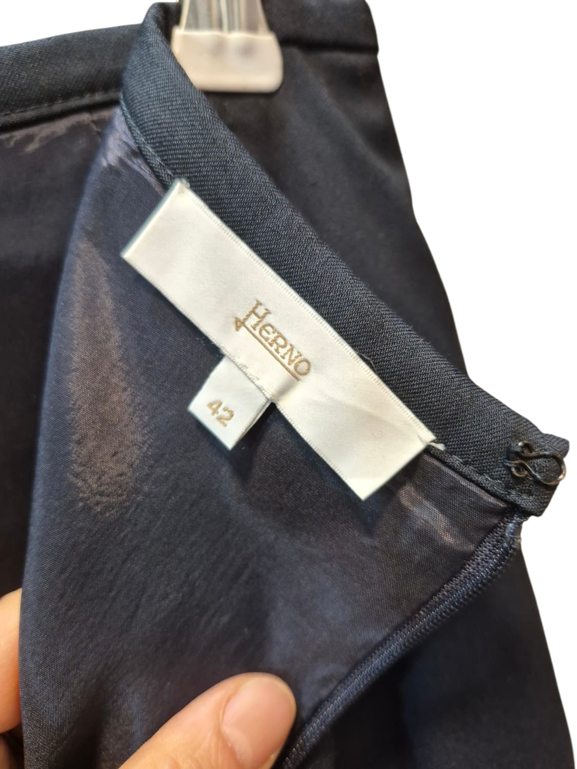 HERNO 블랙 H라인 미디 스커트 상품이미지4