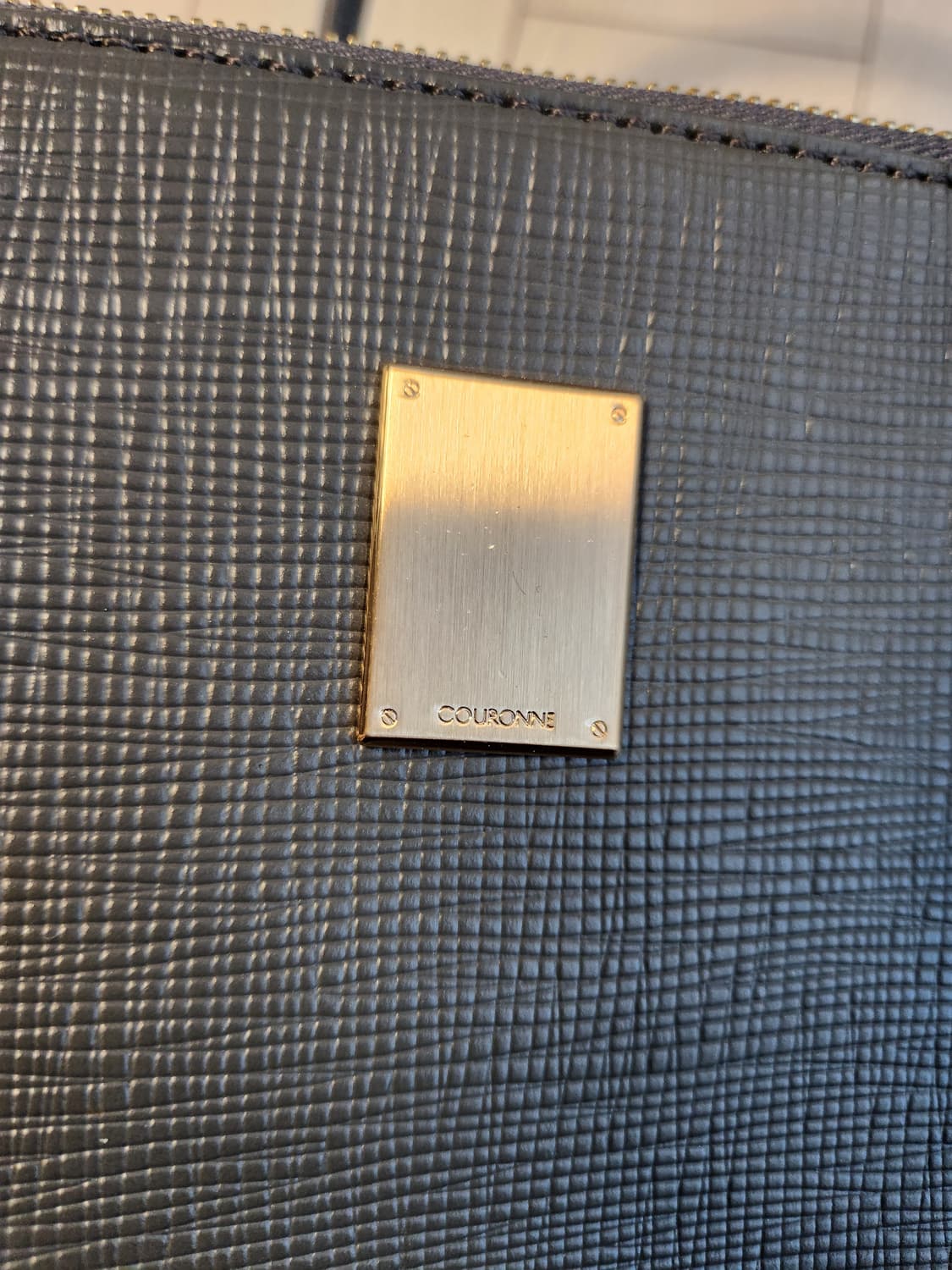 쿠론 스테파니 그레이 토트백 크로스백 상품이미지2