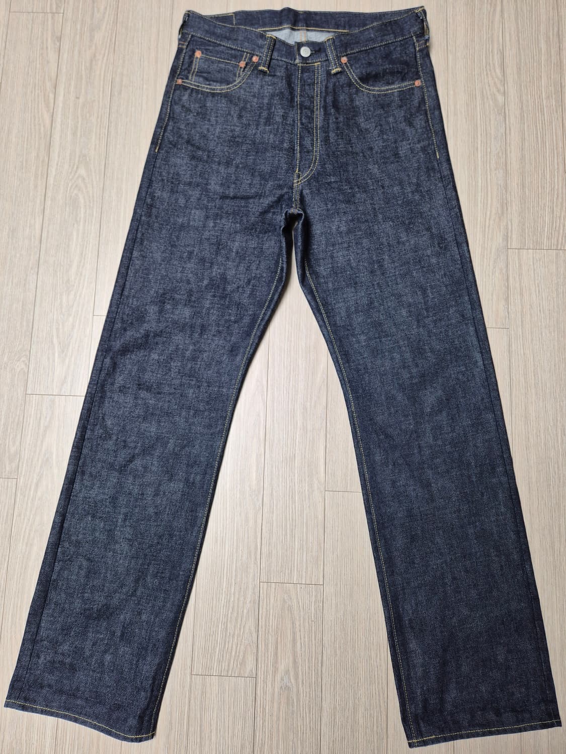 아웃스탠딩 재팬 메이드 프리미엄 셀비지 데님 팬츠 상품이미지1