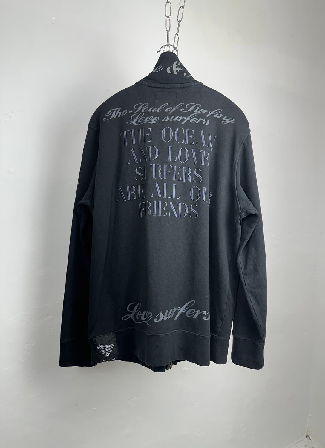 Beach Sound punk lettering zip up 상품이미지6