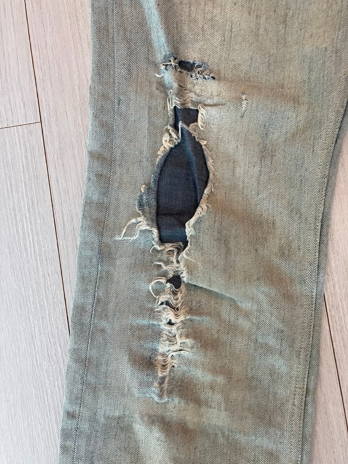 디젤 디스트로이드 바이커 진 32 상품이미지2