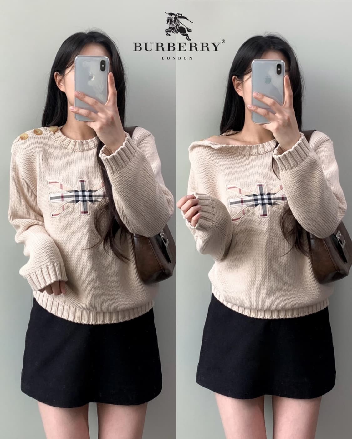 버버리 블루라벨 니트 상품이미지1