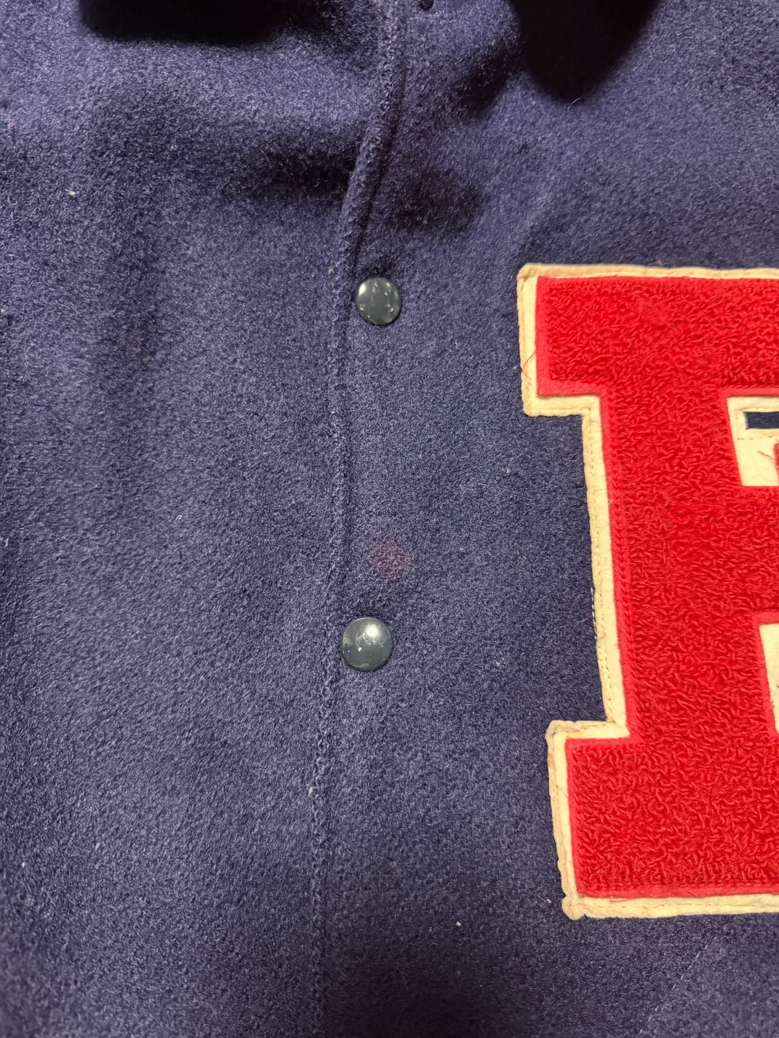 90‘s Dehen 1920 leather varsity jacket   상품이미지8