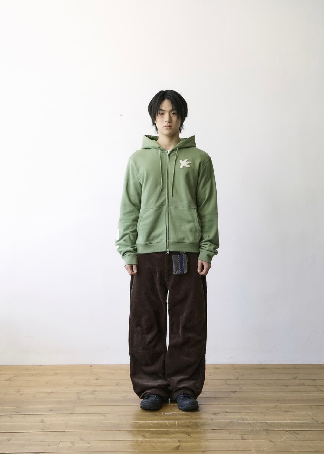 TCM 후드집업 그린 상품이미지2