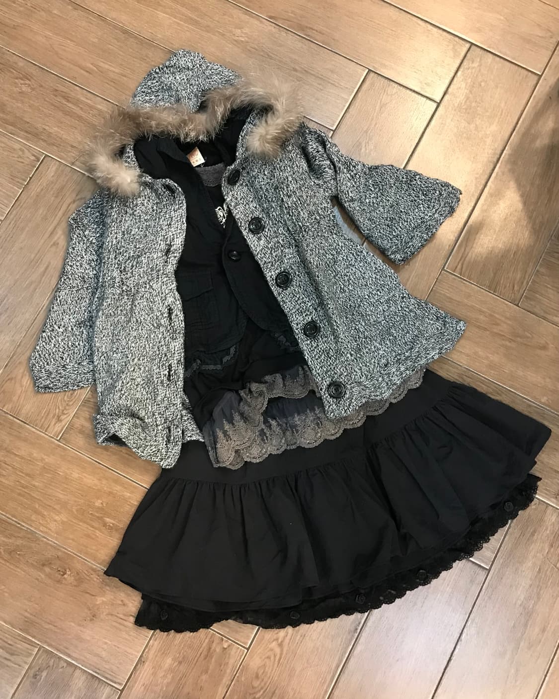 무채색 소녀 코디 세트 🤍 상품이미지5