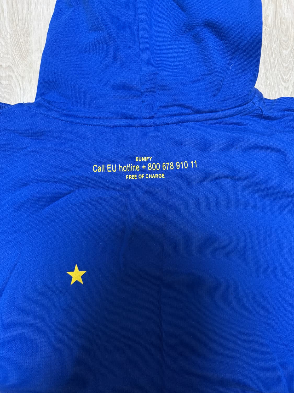 수베니어 유로 후드티 (M) 상품이미지6