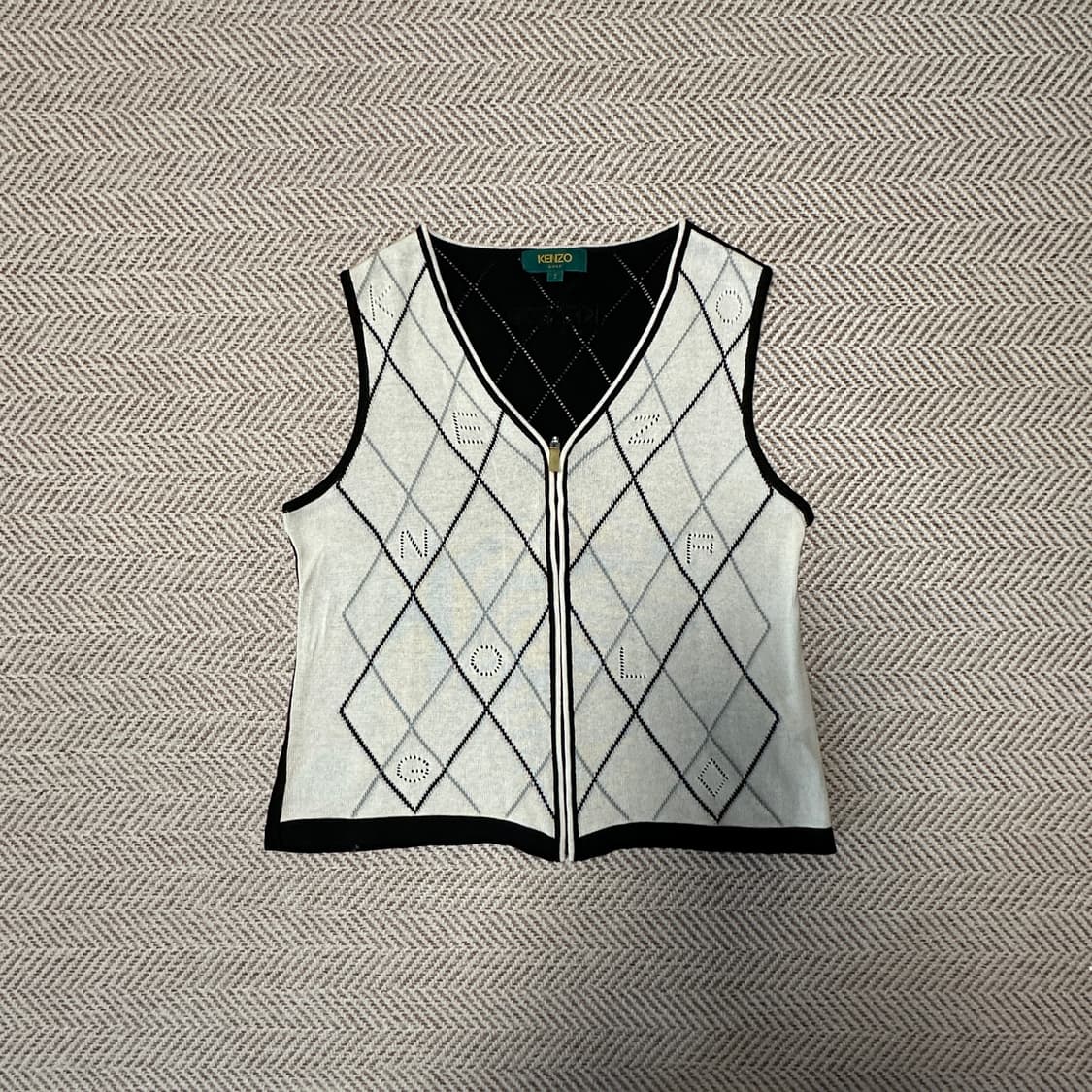 KENZO japan made golf knit vest 상품이미지1