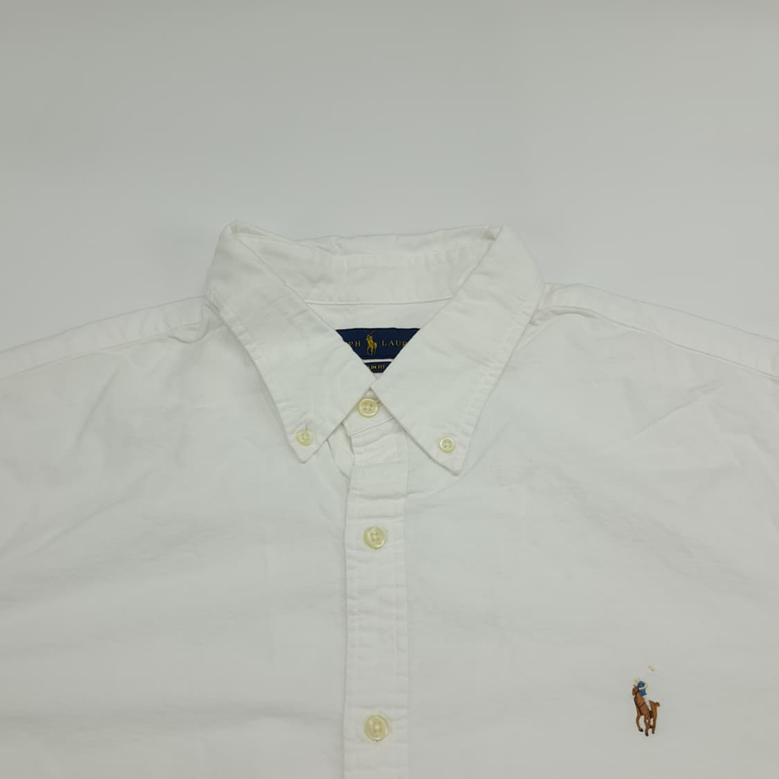 Co586 2XL 폴로 랄프로렌 화이트 반팔 셔츠 남방 상품이미지3