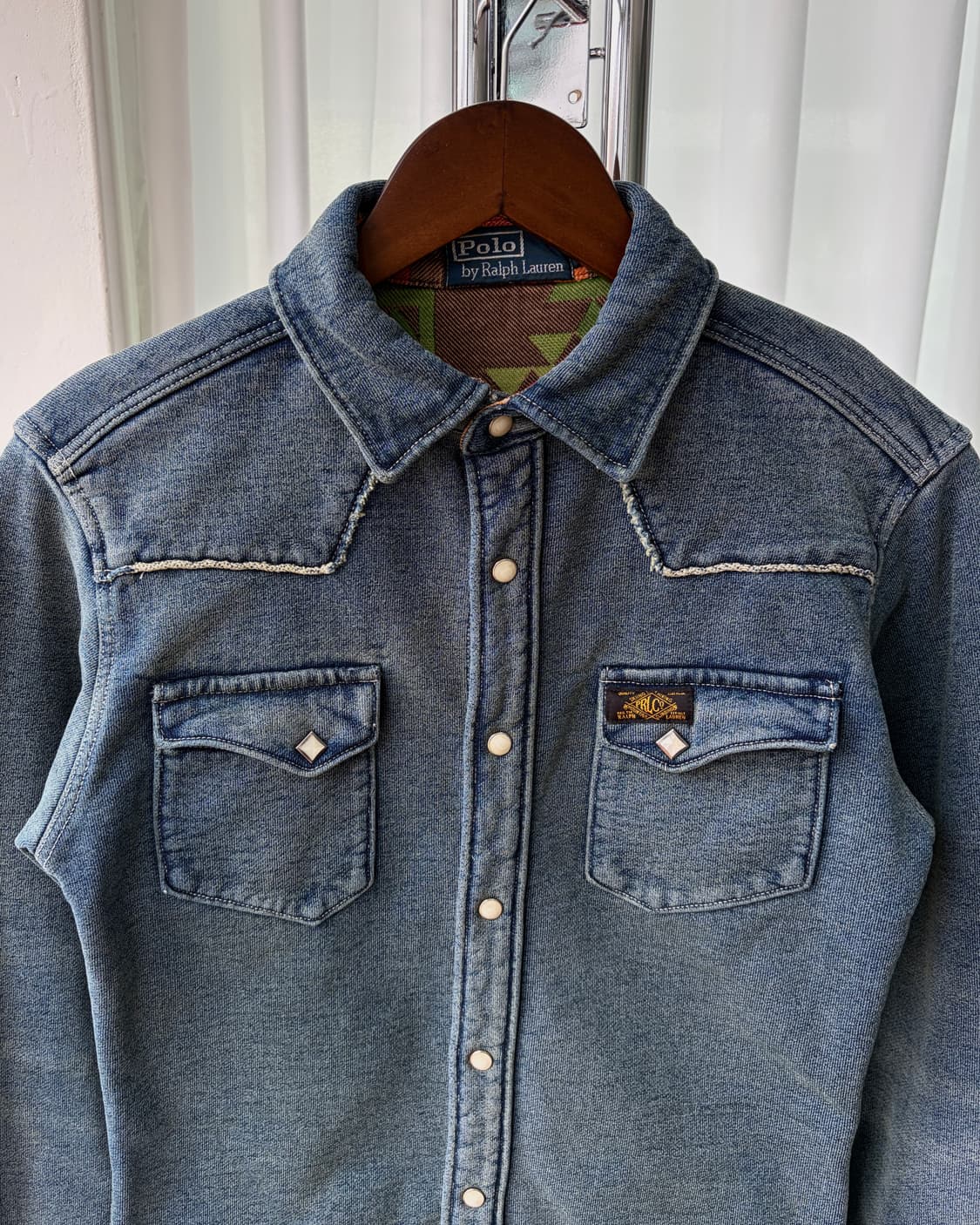 [S]폴로 랄프로렌 나바호 웨스턴 데님 셔츠 상품이미지4
