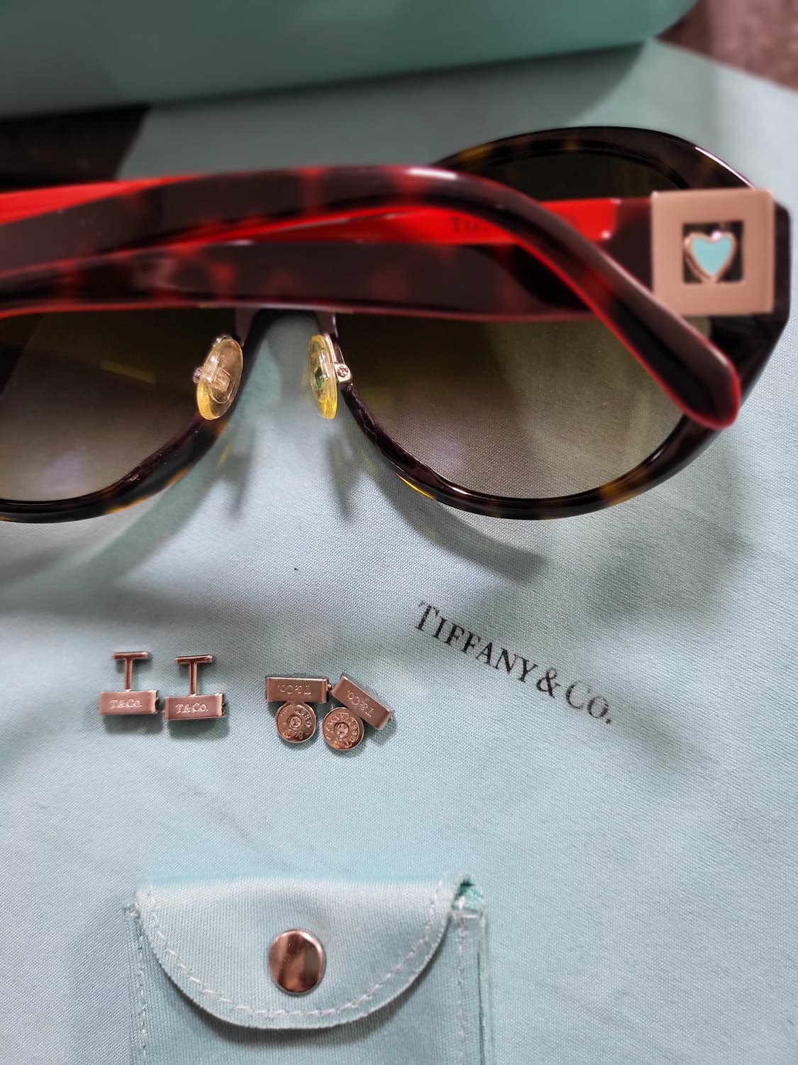 (정품)티파니 선글라스 스페셜 에디션 풀세트+다리 교체용 실버2종 세트 상품이미지2